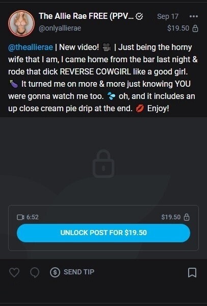 Allie Rae Nude Leaked Onlyfans Photo Allie Rae Nude Leaked Onlyfans Photo