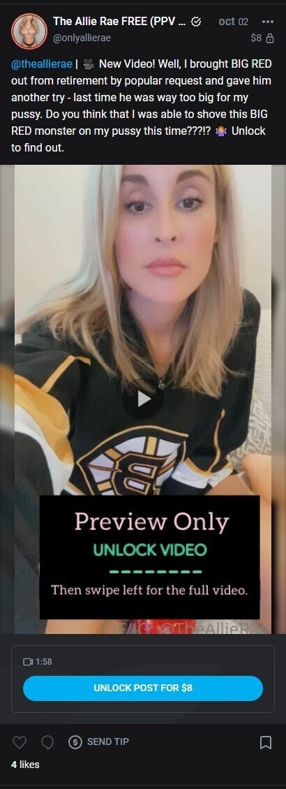 Allie Rae Nude Leaked Onlyfans Photo Allie Rae Nude Leaked Onlyfans Photo